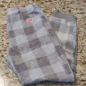 Abercrombie Kids Gray Checkered Pajama Bottoms